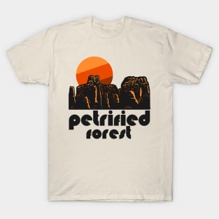 Retro Petrified Forest ))(( Tourist Souvenir National Park Design T-Shirt